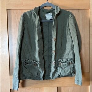 Old Navy Green Jean Jacket
